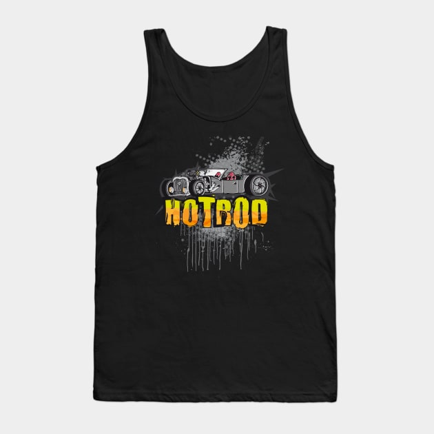 Hot rod Tank Top by manuvila